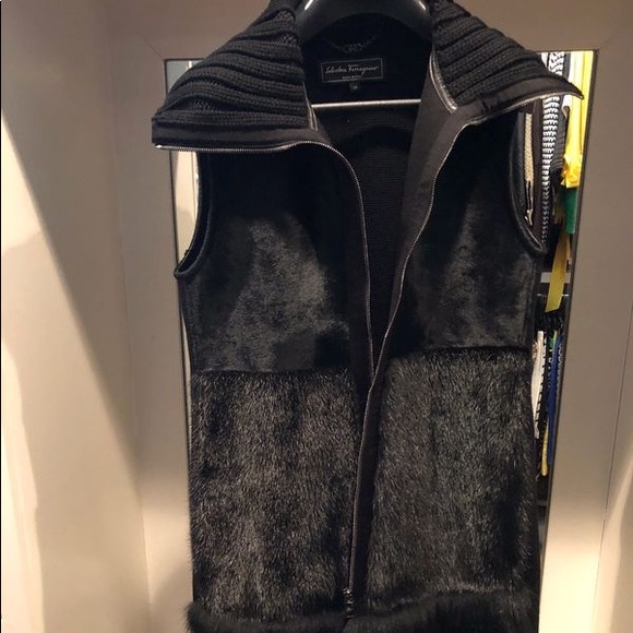 Authentic Mink Salvatore Ferragamo Fur Vest 38 - Picture 3 of 6